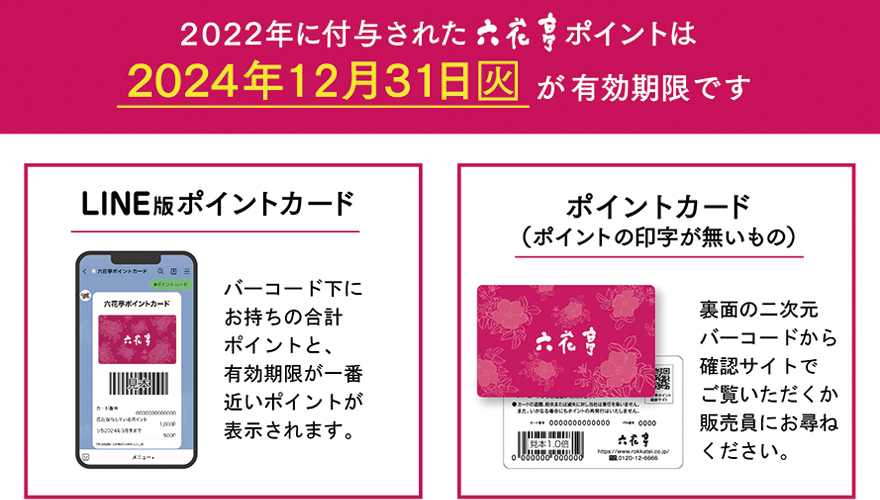 六花亭ポイントカード 1860ポイント